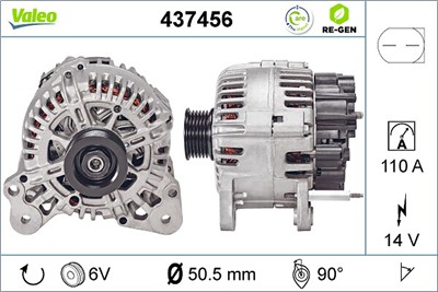 VALEO 437456 EAN: 3276424374561.