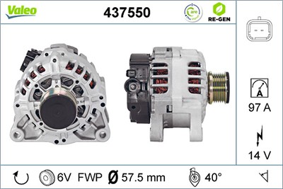 VALEO 437550 EAN: 3276424375506.