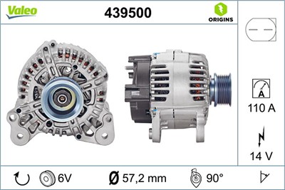 VALEO 439500 EAN: 3276424395009.