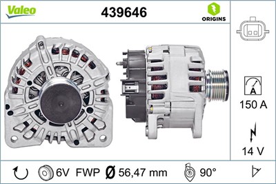 VALEO 439646 EAN: 3276424396464.