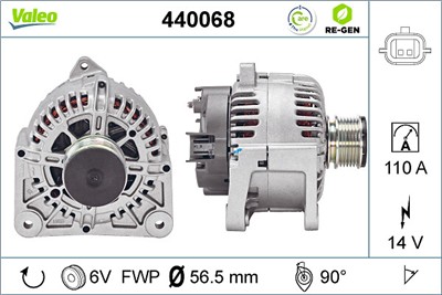 VALEO 440068 EAN: 3276424400680.
