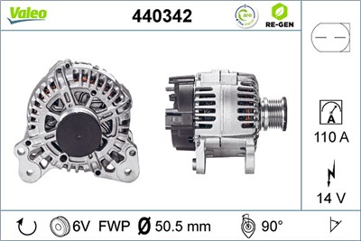 VALEO 440342 EAN: 3276424403421.