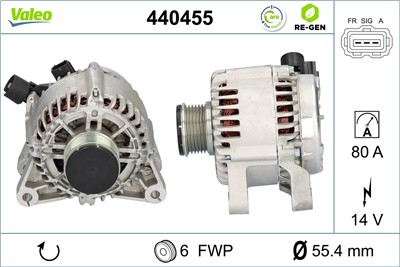 VALEO 440455 EAN: 3276424404558.