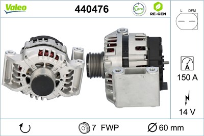 VALEO 440476 EAN: 3276424404763.
