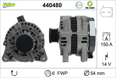 VALEO 440480 EAN: 3276424404800.