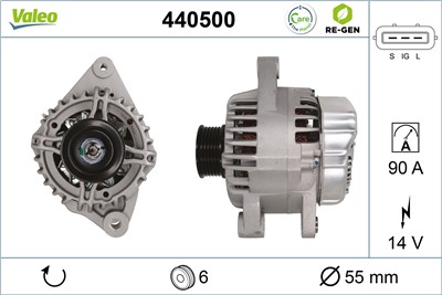 VALEO 440500 EAN: 3276424405005.