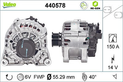 VALEO 440578 EAN: 3276424405784.