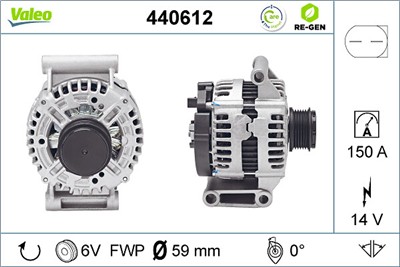 VALEO 440612 EAN: 3276424406125.
