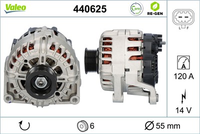 VALEO 440625 EAN: 3276424406255.