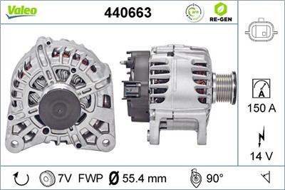 VALEO 440663 EAN: 3276424406637.
