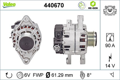 VALEO 440670 EAN: 3276424406705.