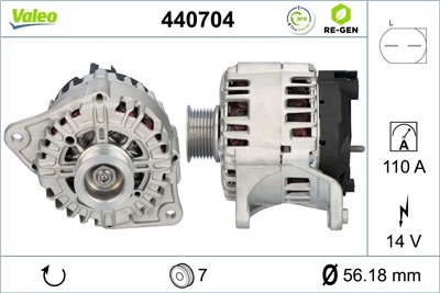 VALEO 440704 EAN: 3276424407047.