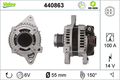 VALEO 440863 EAN: 3276424408631.