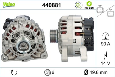 VALEO 440881 EAN: 3276424408815.