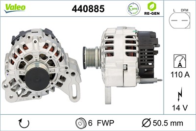 VALEO 440885 EAN: 3276424408853.