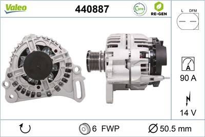 VALEO 440887 EAN: 3276424408877.