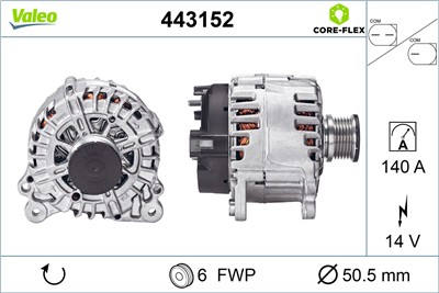 VALEO 443152 EAN: 3276424431523.