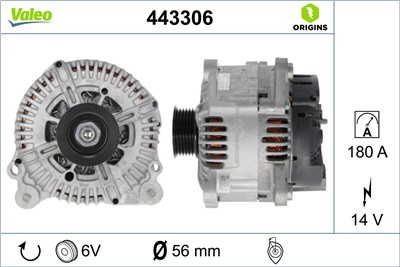 VALEO 443306 EAN: 3276424433060.