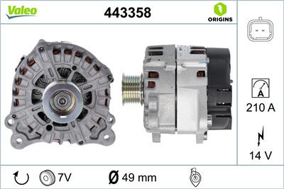 VALEO 443358 EAN: 3276424433589.