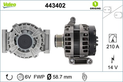 VALEO 443402 EAN: 3276424434029.