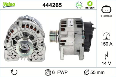 VALEO 444265 EAN: 3276424442659.