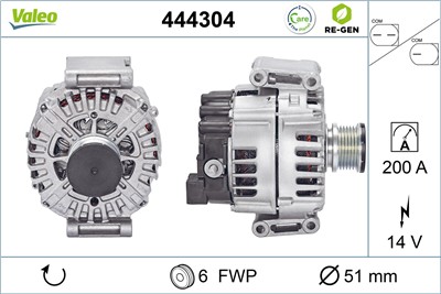 VALEO 444304 EAN: 3276424443045.