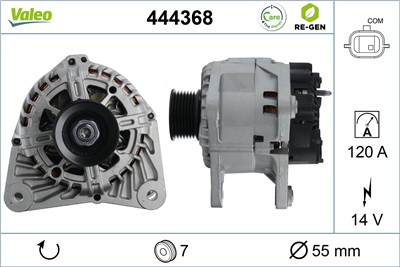 VALEO 444368 EAN: 3276424443687.