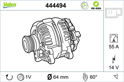 VALEO 444494 EAN: 3276424444943.