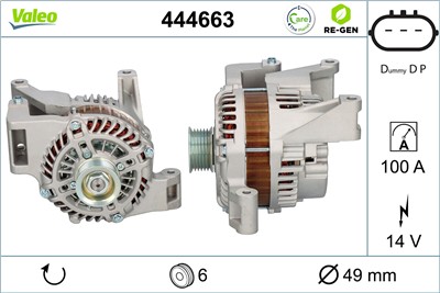 VALEO 444663 EAN: 3276424446633.