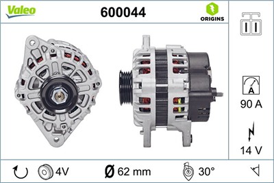 VALEO 600044 EAN: 3276426000444.