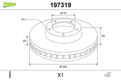 VALEO 197319 Číslo výrobce: D 1033. EAN: 3276421973194.