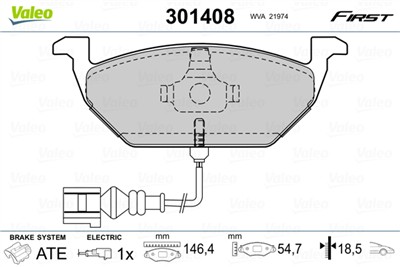 VALEO 301408 EAN: 3276423014086.