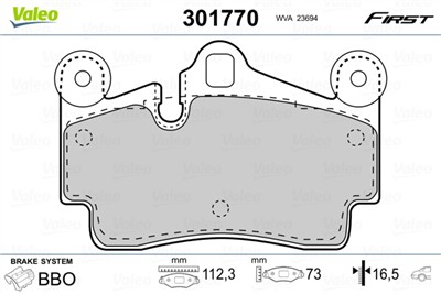 VALEO 301770 EAN: 3276423017704.