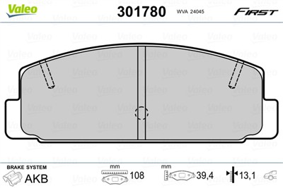 VALEO 301780 EAN: 3276423017803.