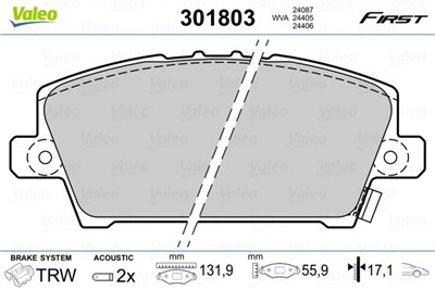 VALEO 301803 EAN: 3276423018039.