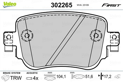 VALEO 302265 EAN: 3276423022654.