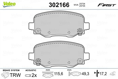 VALEO 302166 EAN: 3276423021664.