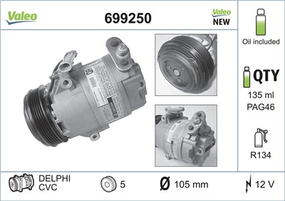 VALEO 699250 EAN: 3276426992503.