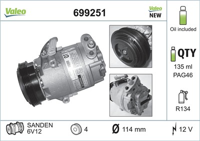 VALEO 699251 EAN: 3276426992510.