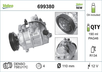 VALEO 699380 EAN: 3276426993807.