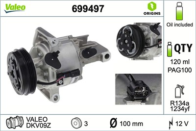 VALEO 699497 EAN: 3276426994972.