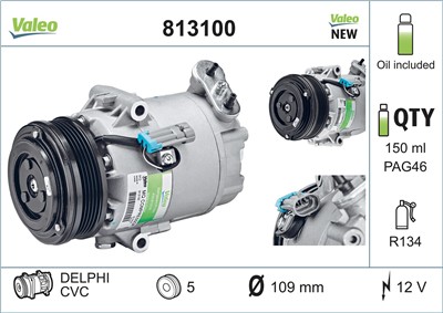 VALEO 813100 EAN: 3276428131009.