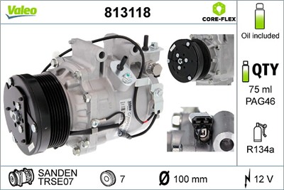 VALEO 813118 EAN: 3276428131184.