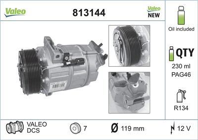 VALEO 813144 Číslo výrobce: KC-88. EAN: 3276428131443.