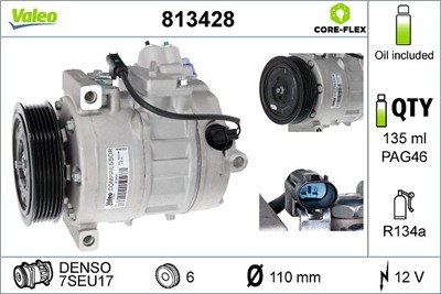 VALEO 813428 EAN: 3276428134284.