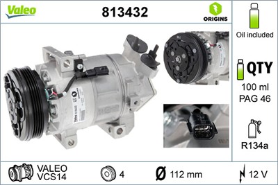 VALEO 813432 EAN: 3276428134321.