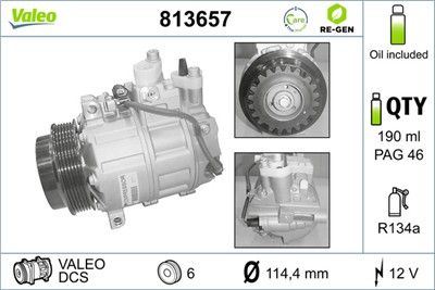 VALEO 813657 EAN: 3276428136578.