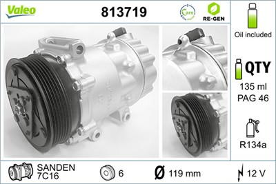 VALEO 813719 EAN: 3276428137193.
