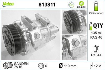 VALEO 813811 EAN: 3276428138114.