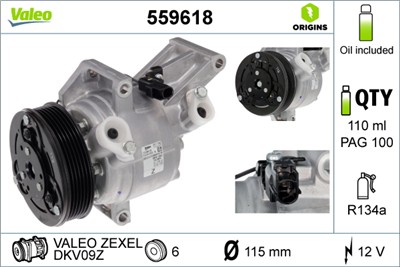 VALEO 559618 EAN: 3276425596184.